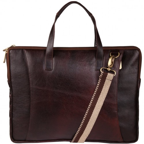 LEATHER LAPTOP BAG NDLB102-BR LEATHER LAPTOP BAG NDLB102-BR